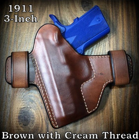 Custom Leather 1911 Holster Concealed Carry .45 .45acp