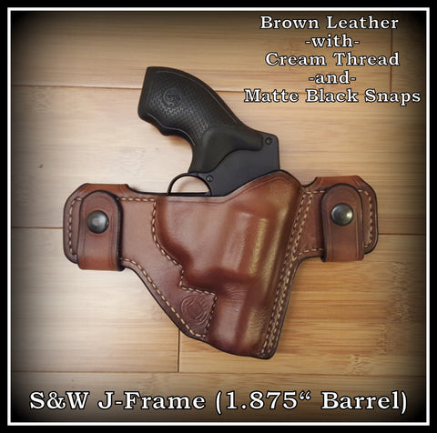 Turner Leatherworks SNAP Series™ Leather Holster SMITH & WESSON Revolver (J-Frame Models)