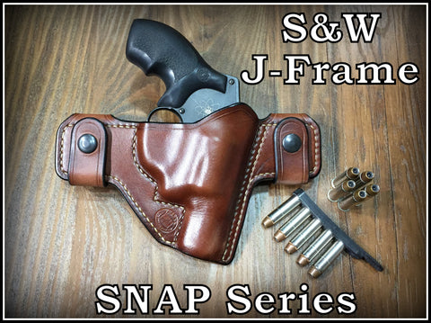 Turner Leatherworks SNAP Series™ Leather Holster SMITH & WESSON Revolver (J-Frame Models)