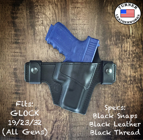 Turner Leatherworks SNAP Series™ Leather Holster Glock (All Models)